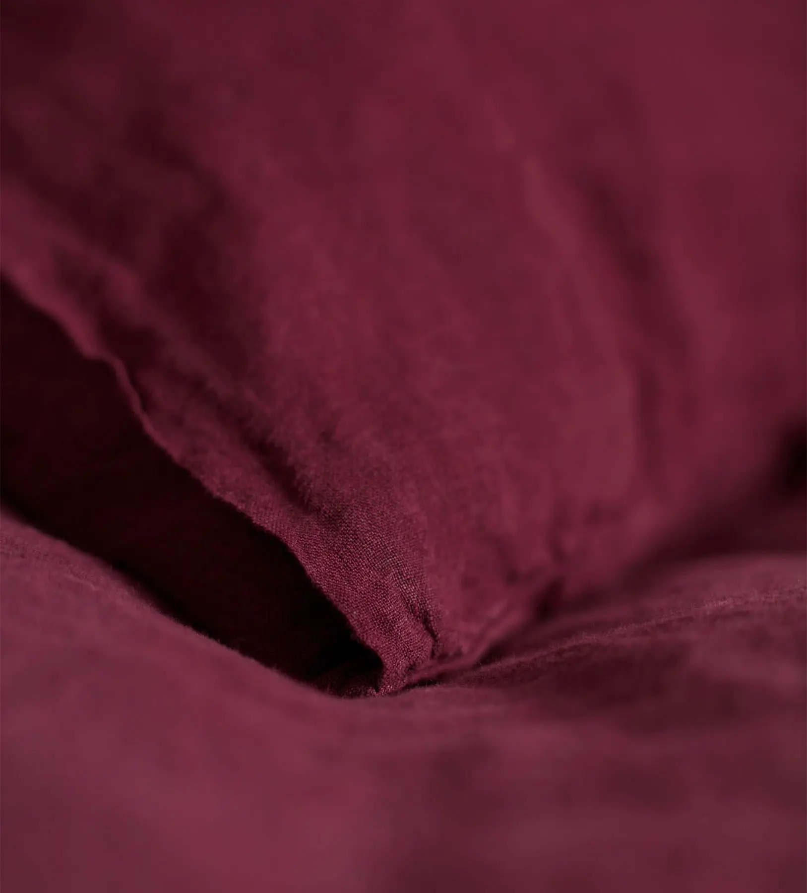 Beetroot 100% Linen Bed Linen - Image 2