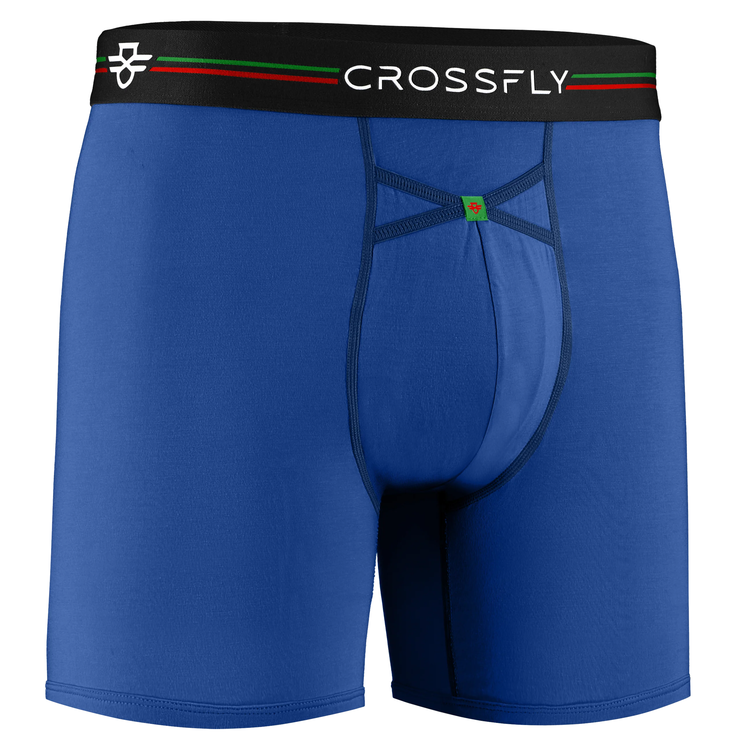 3-pack: IKON X Men's 6" Boxers - PlumGrey / Italia / BlkSilver - Image 6