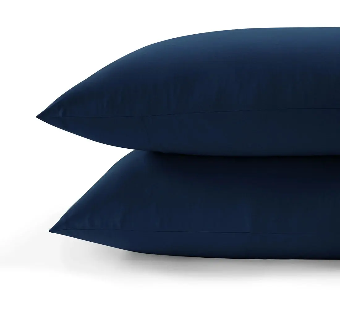 800 Thread Count Egyptian Cotton Grand Splendour Lux Buttery Smooth - Navy Peony Bedding Set - Image 6