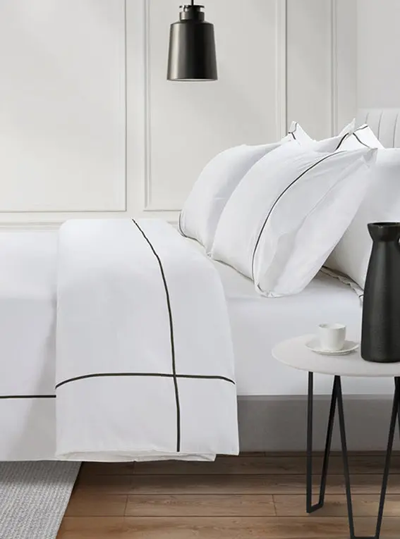 Jet Black Kensington 800 Thread Count Egyptian Cotton Duvet Cover
