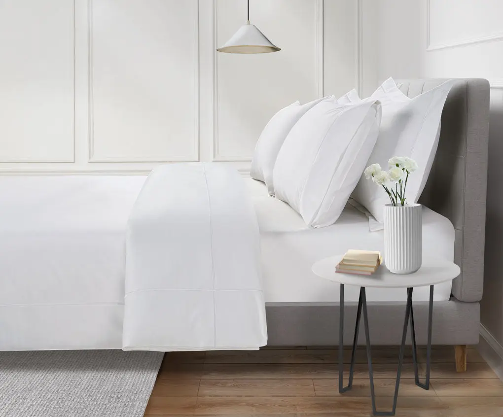 White 800 Thread Count Egyptian Cotton Duvet Cover - Image 2