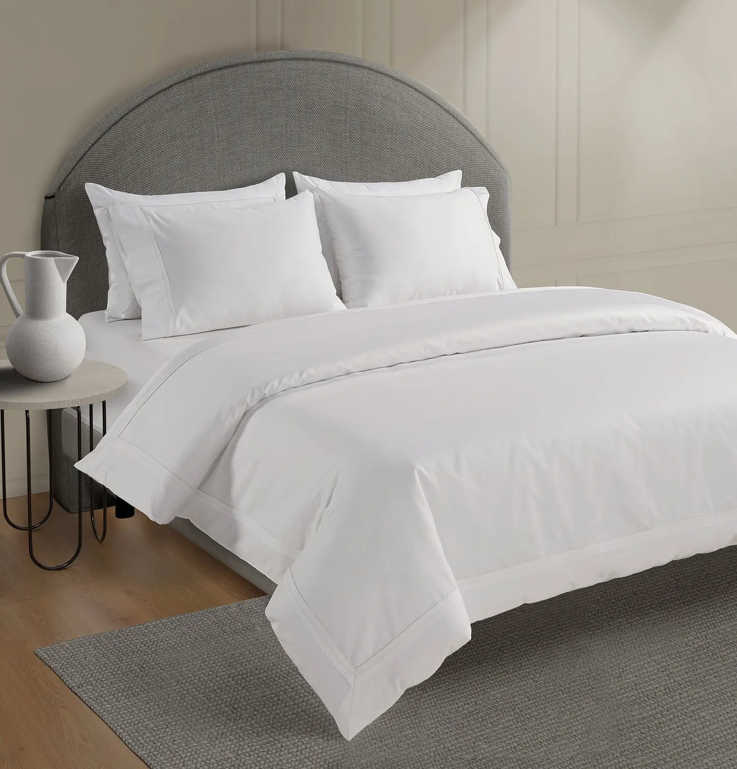 Brilliant White Royalton 800 Thread Count Egyptian Cotton Duvet Cover - Image 2