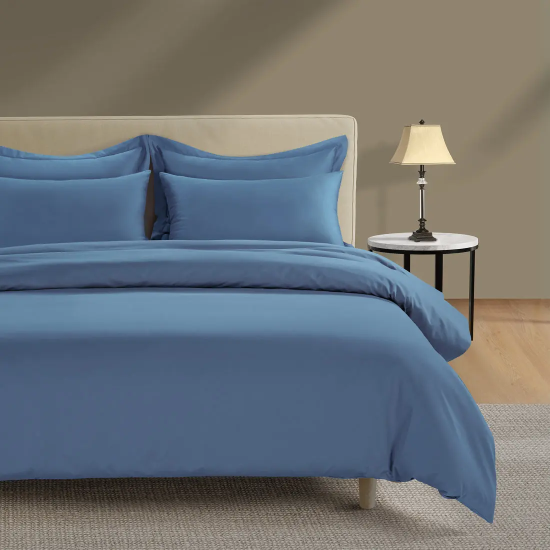 Quiet Harbour 800 Thread Count Sateen Duvet Cover - Image 2
