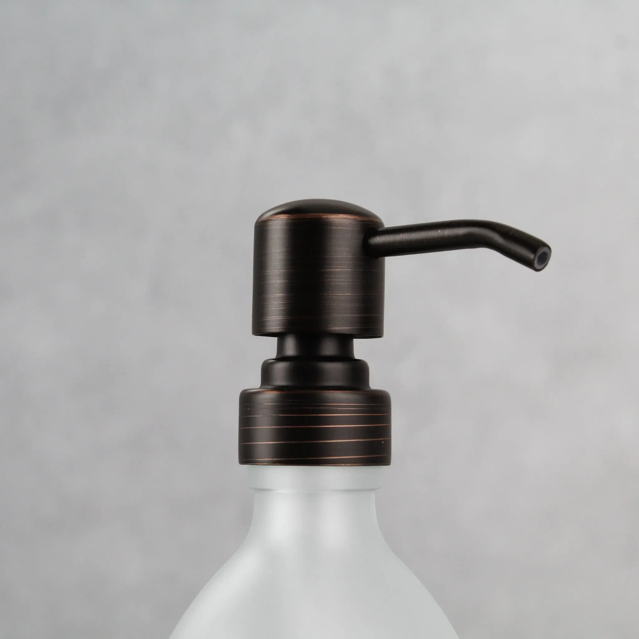 Acacia Tray & Frosted White Glass Dispenser Double Set - Image 9