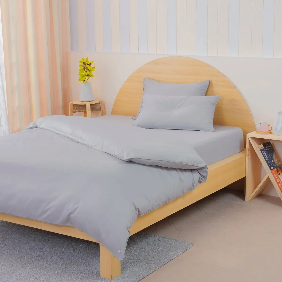 Dove Grey Ackly Bamboo Bedding - Image 2