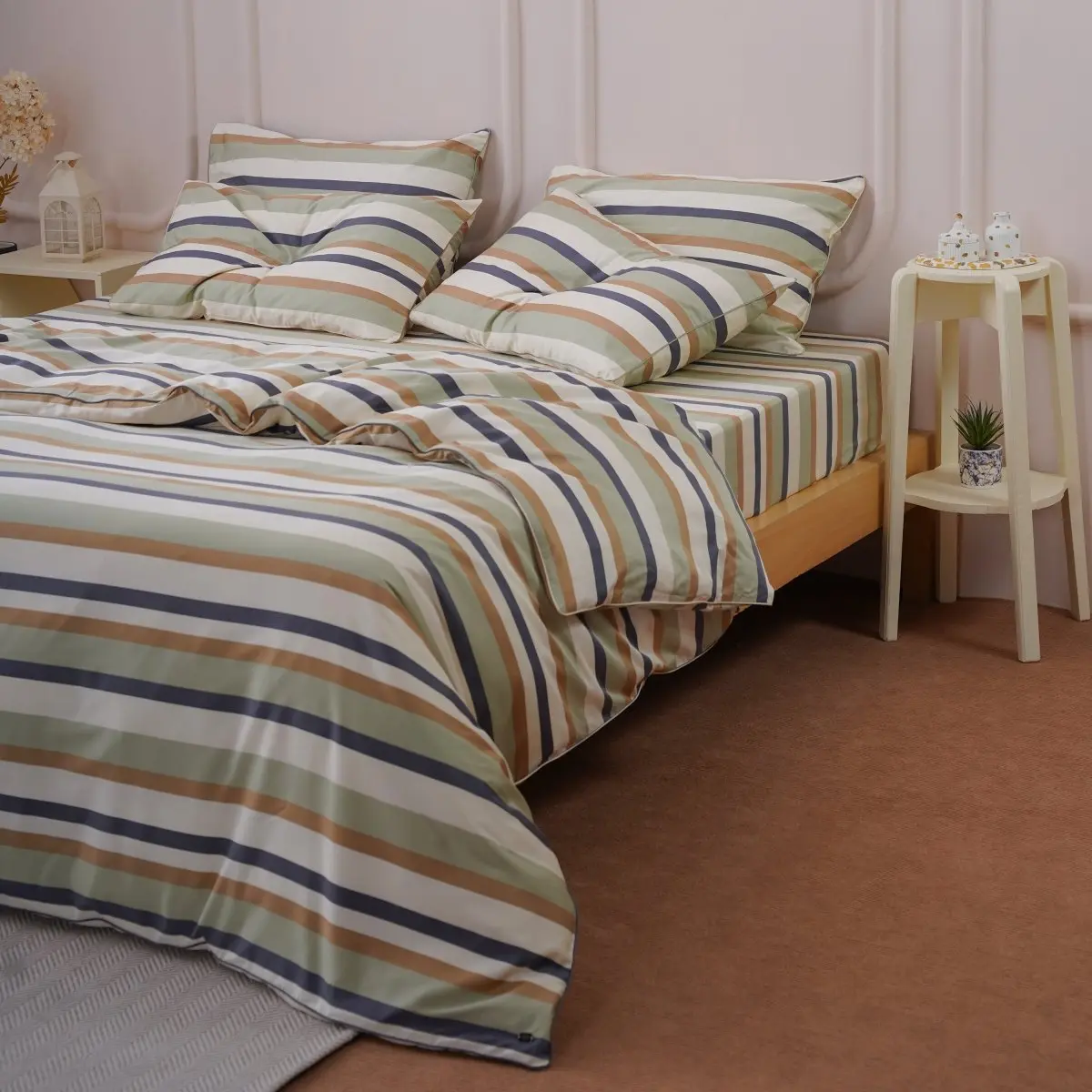 Ackly Bamboo - Harmony Stripe Duvet Cover - Image 5