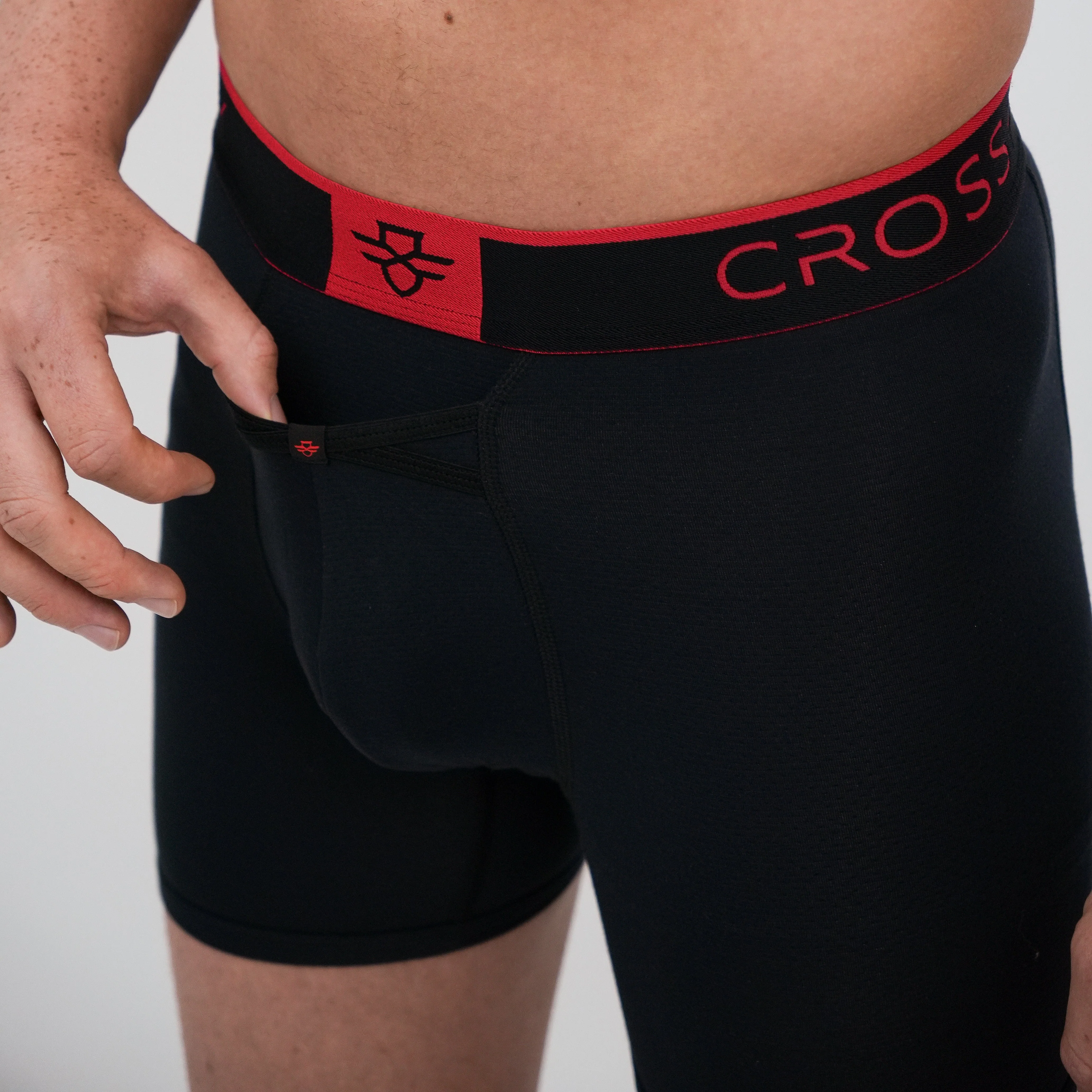 Aero Pro 7" Boxers - Black / Red - Image 5
