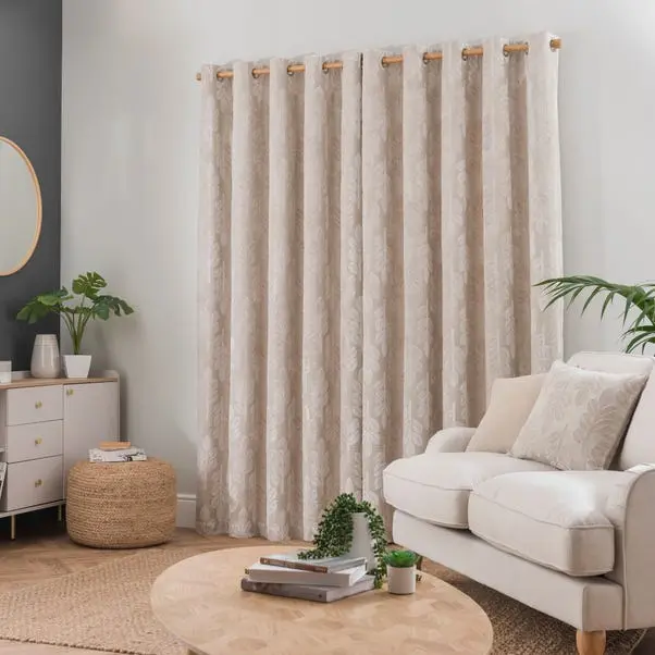 Annika Cut Velvet Eyelet Curtains - Image 4