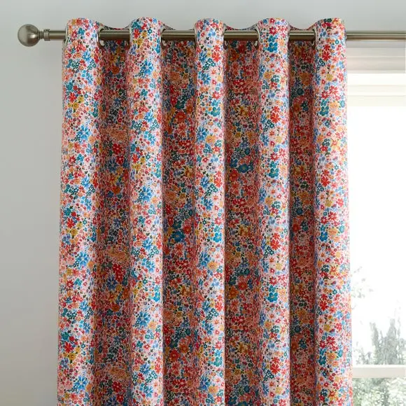 Avie Ditsy Blackout Eyelet Curtains