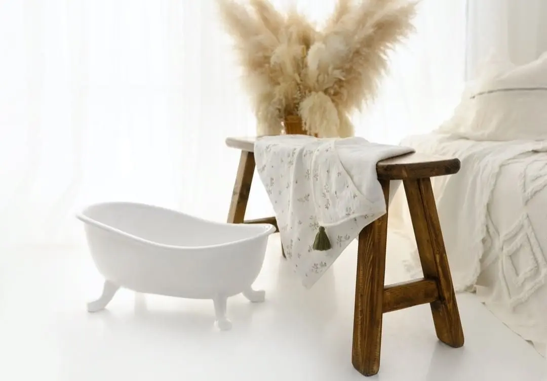 Baby Hooded Towel - Jasmine - Image 3