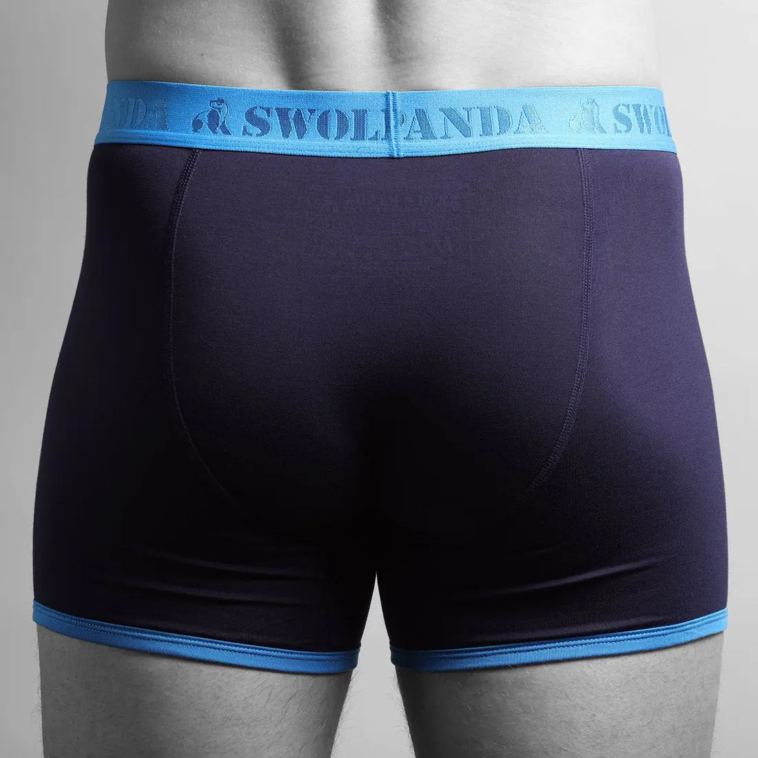 Bamboo Boxers - Navy / Blue Band - Image 3