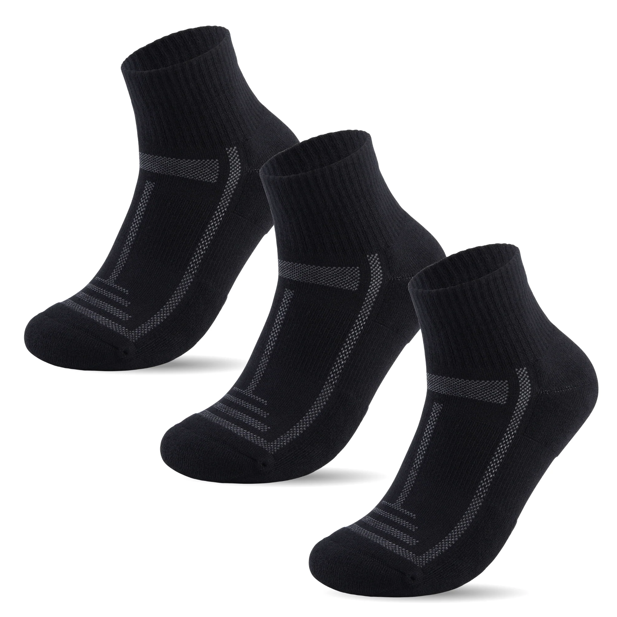 Bamboo Cushioned Quarter Socks - Image 3