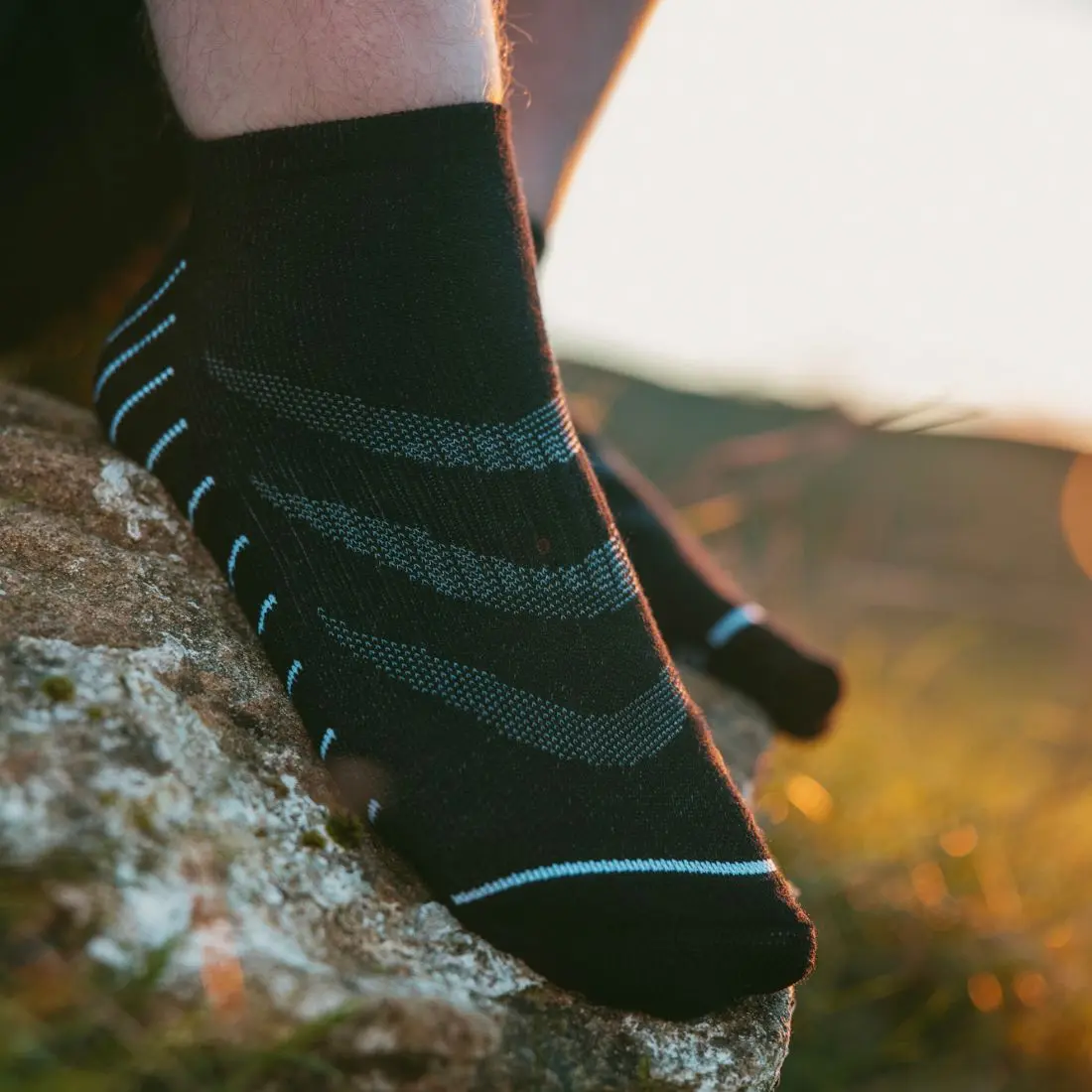 Black Performance Trainer Socks - Image 5