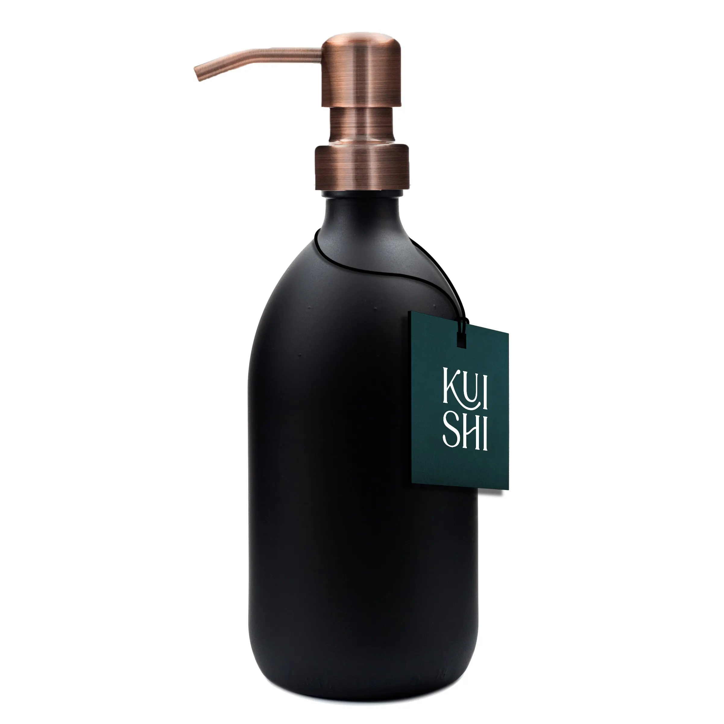 Black Soap Dispenser Stainless Steel Pump - Image 5