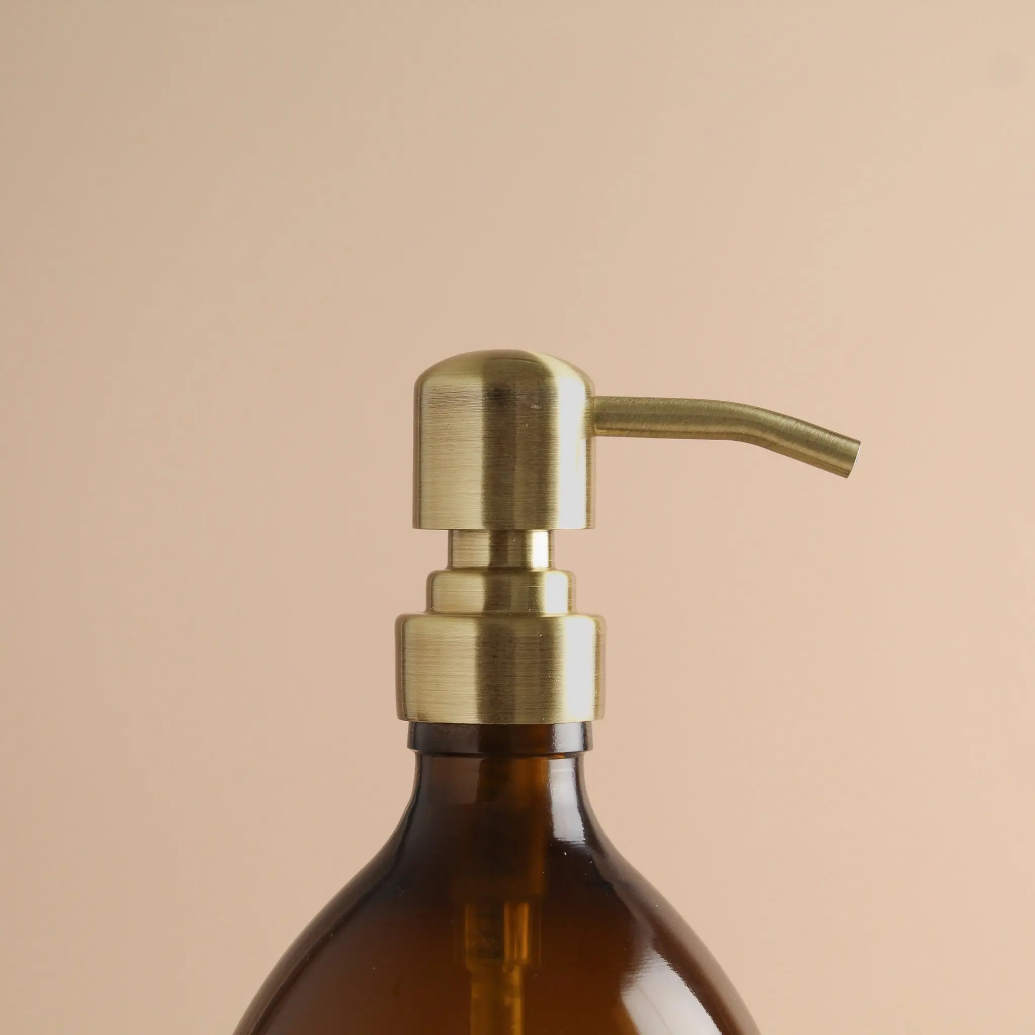 Black Tray & Amber Glass Dispenser Triple Set - Image 14
