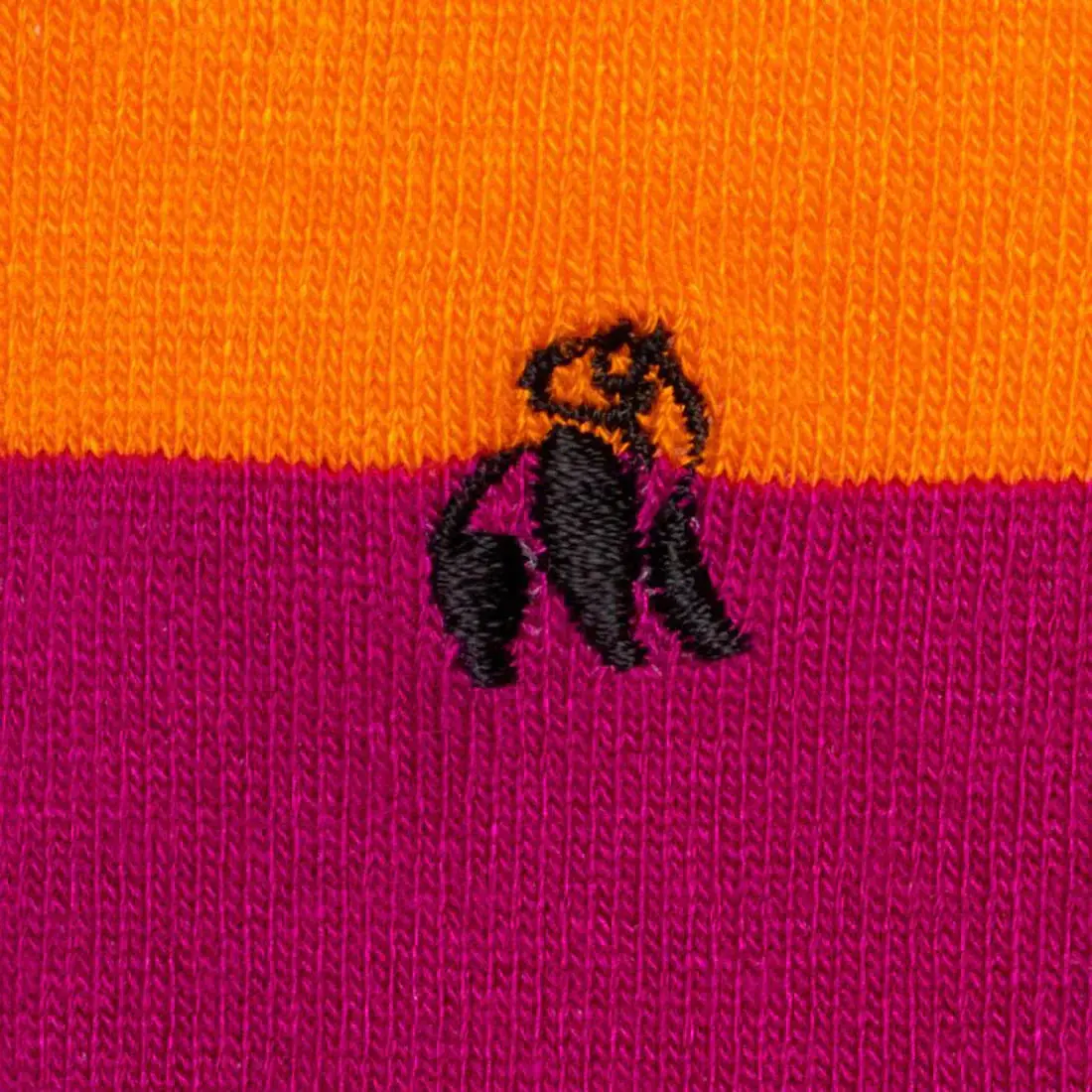 Block Striped Bamboo Socks (Comfort Cuff) - Image 3