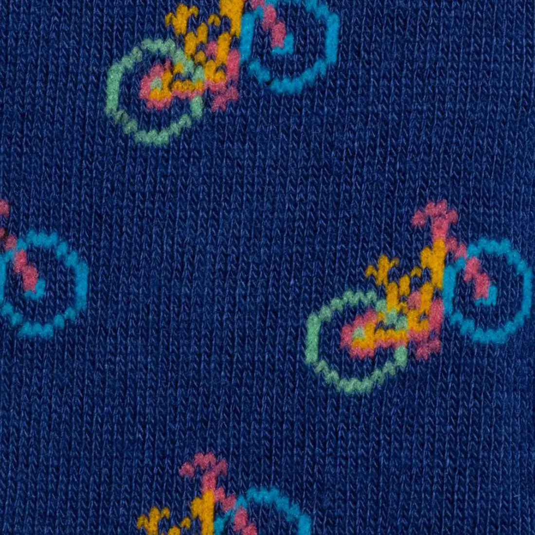 Blue Bicycle Bamboo Socks (Comfort Cuff) - Image 3