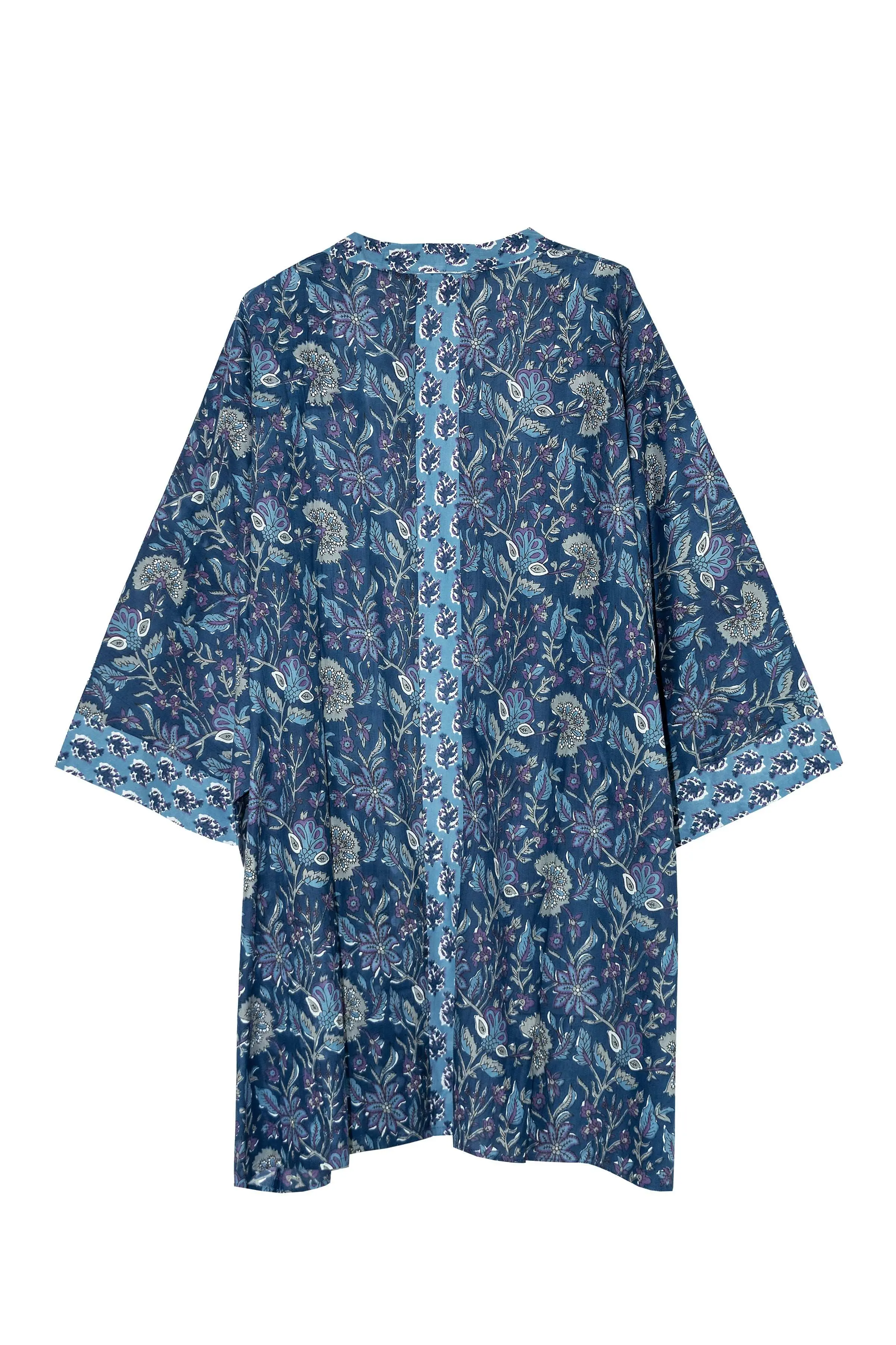 Blue Lagoon Women's Cotton Kimono - Image 8