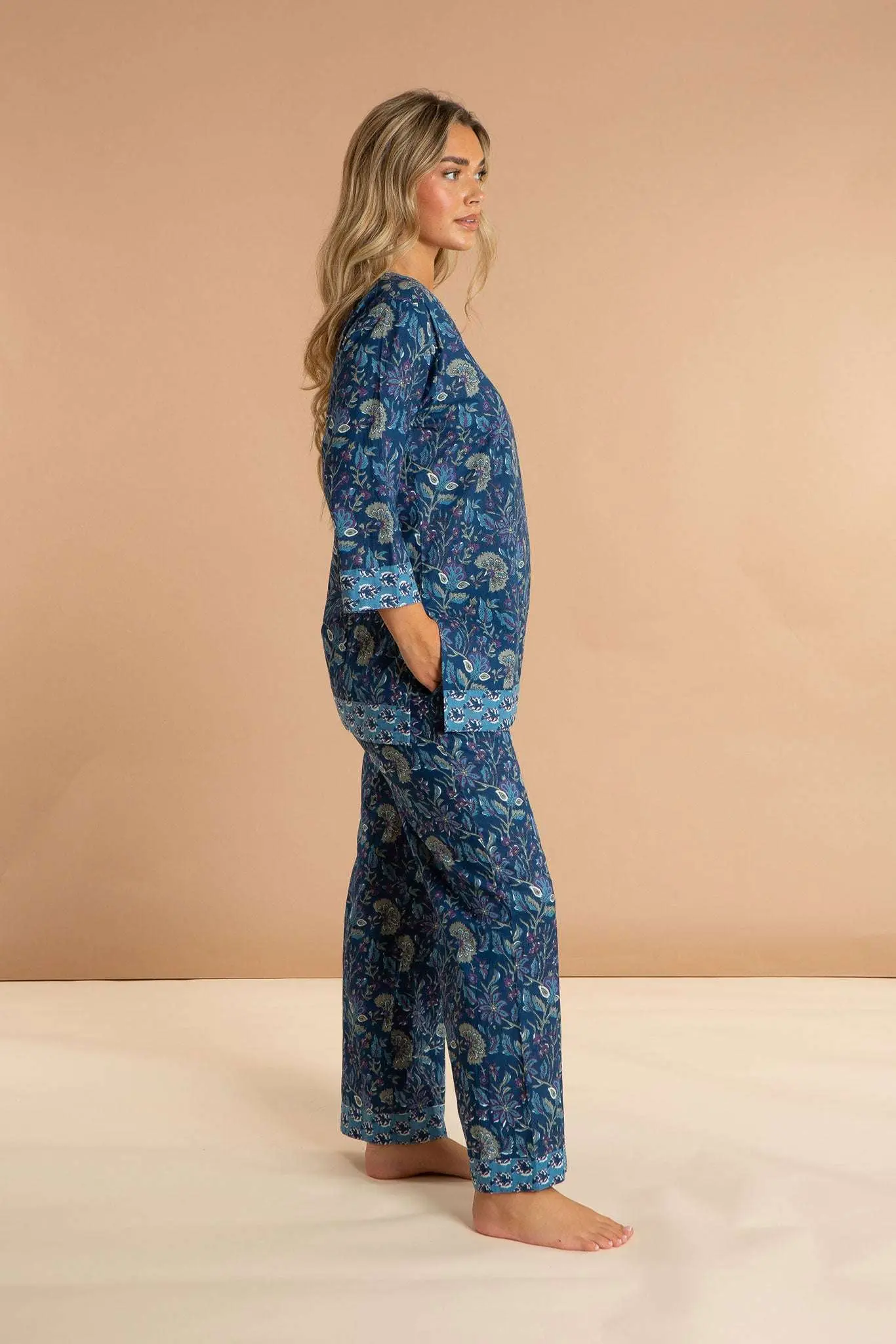 Blue Lagoon Women's Cotton Pyjama Trouser Set - Image 7