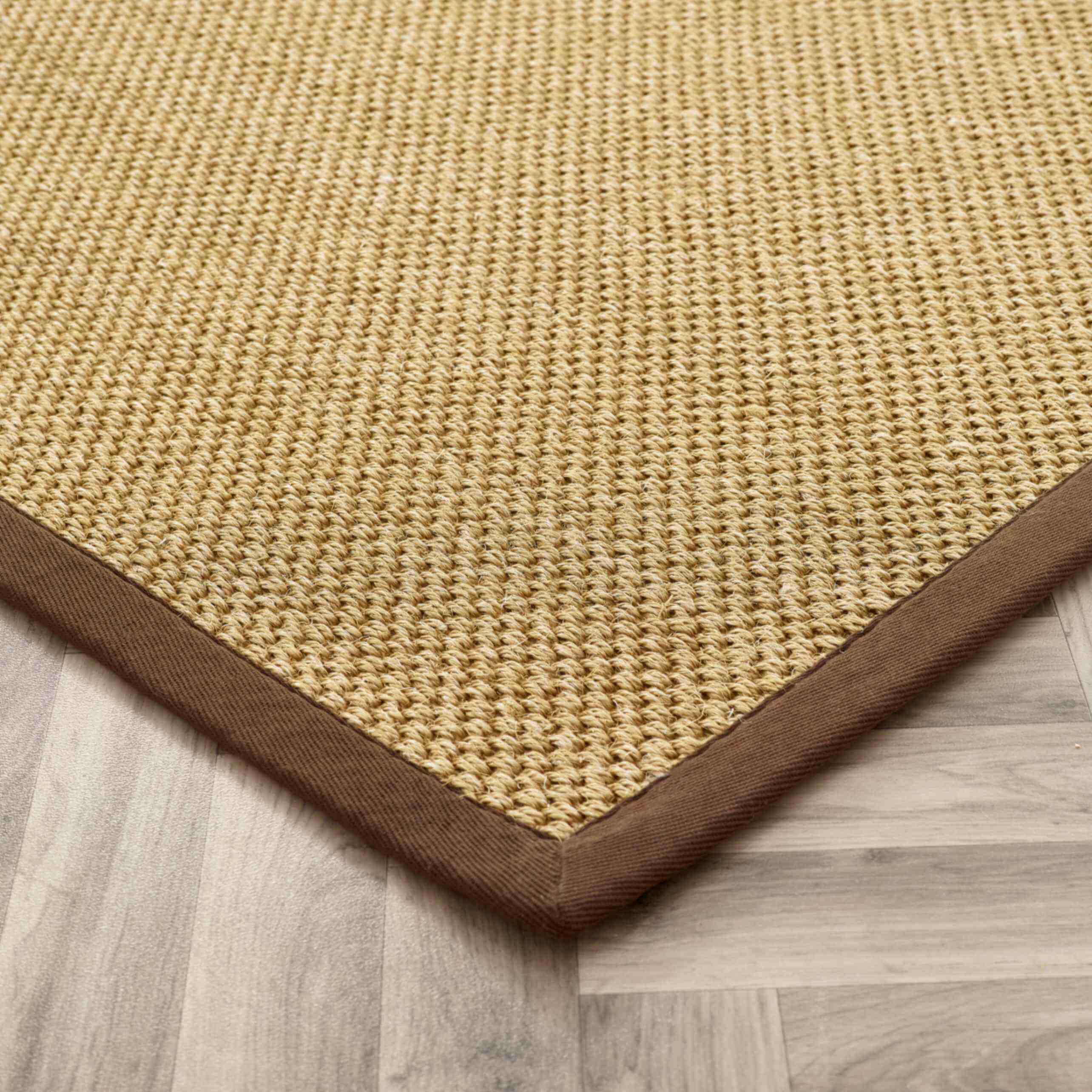 Bordered Natural Non-Slip Sisal Rug - Image 3