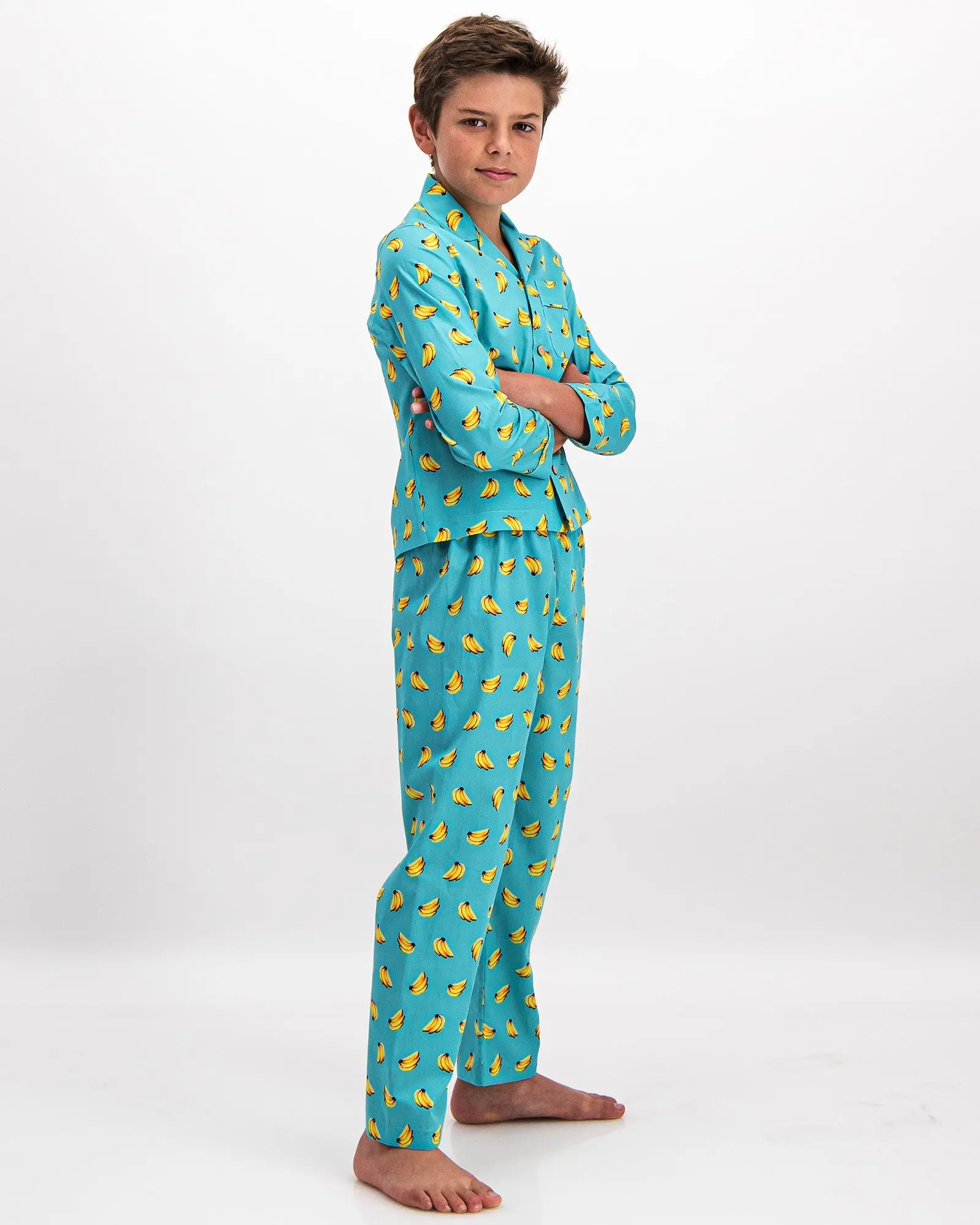 Boys Long Pyjamas - Bananas