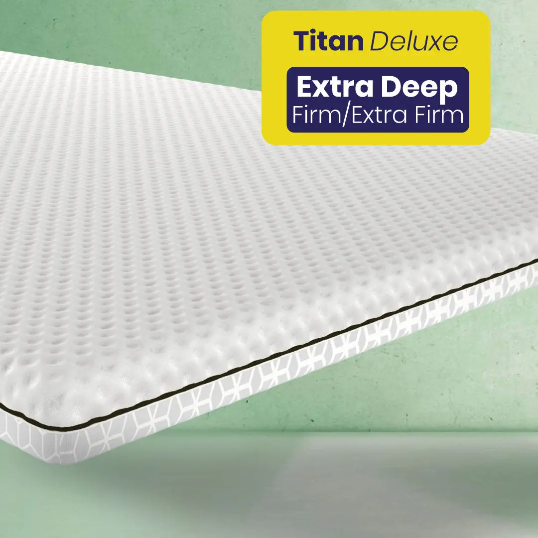 Brightr® Titan Deluxe 2 in 1 Mattress Topper - Firm/Extra Firm