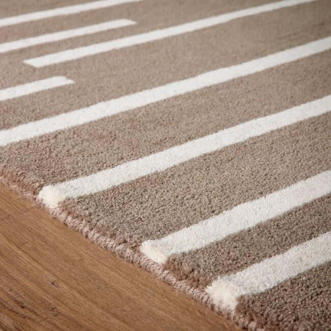 Broken Stripe Wool Rug - Image 4