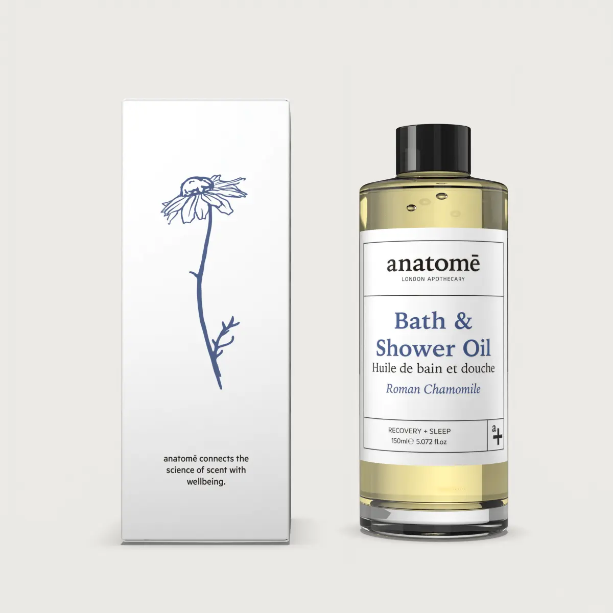 Calming Bath & Shower Oil with Roman Chamomile – Sleep & Stress Relief - Image 3