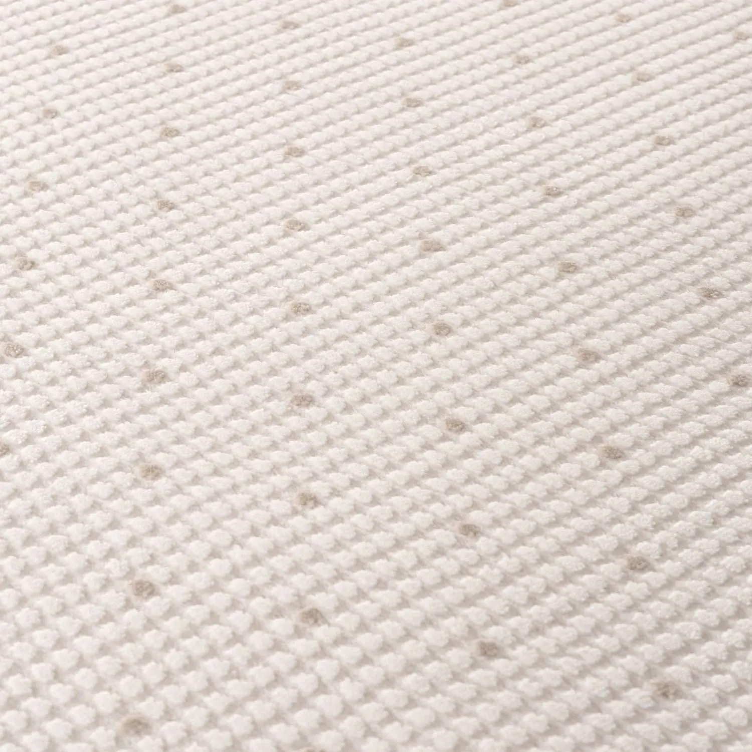 Carmel Cream-Beige Dots Rug | 6080 - Image 2