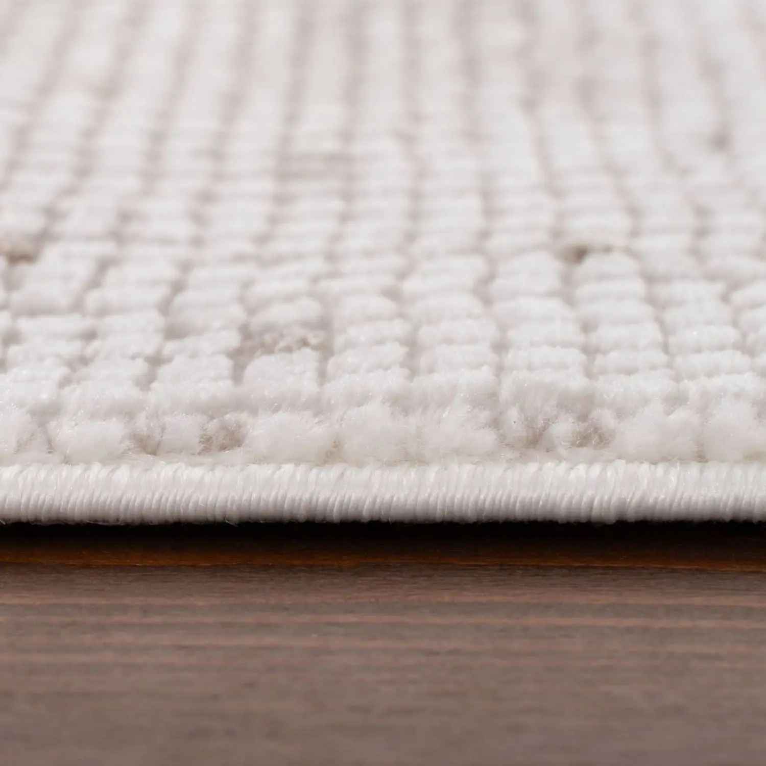 Carmel Cream-Beige Dots Rug | 6080 - Image 4