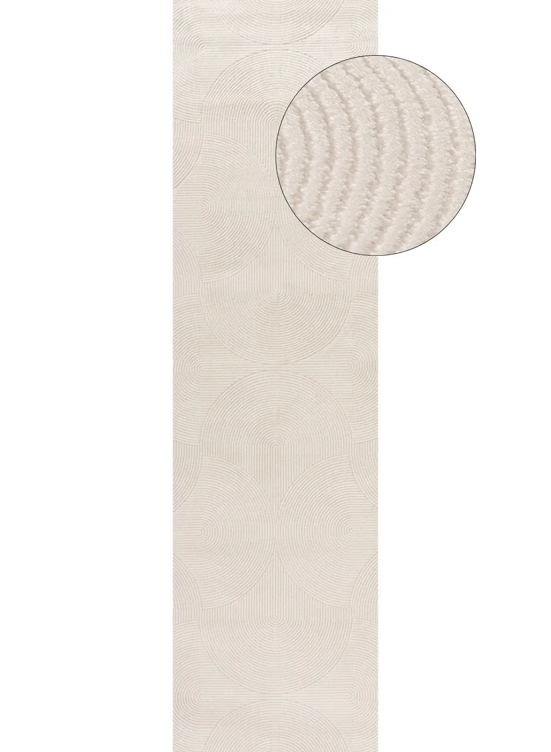 Carmel Cream Geometric Rug | 6070 - Image 9