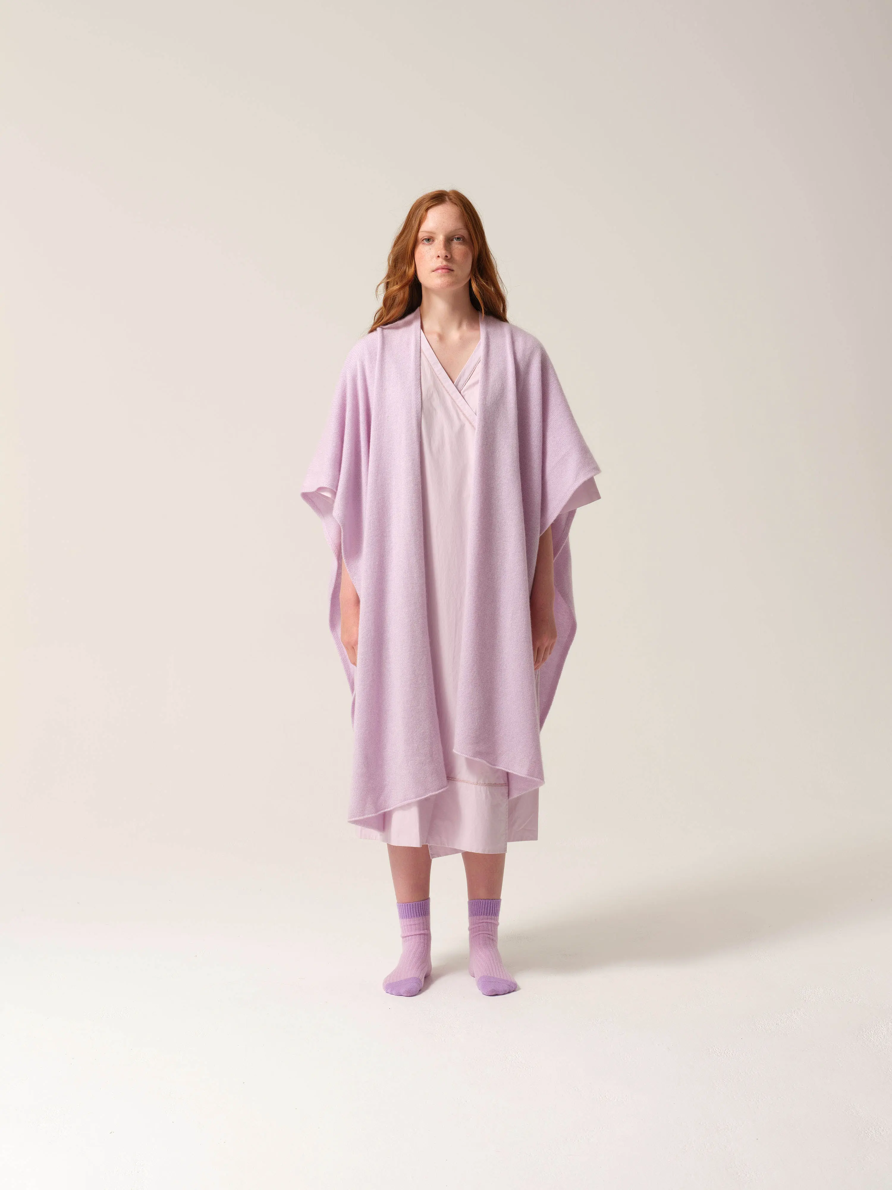 Cashmere Recuperation Shawl Lilac