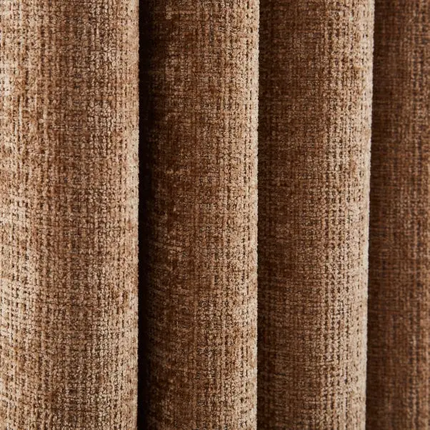 Cashton Chenille Heavyweight Eyelet Curtains - Image 3