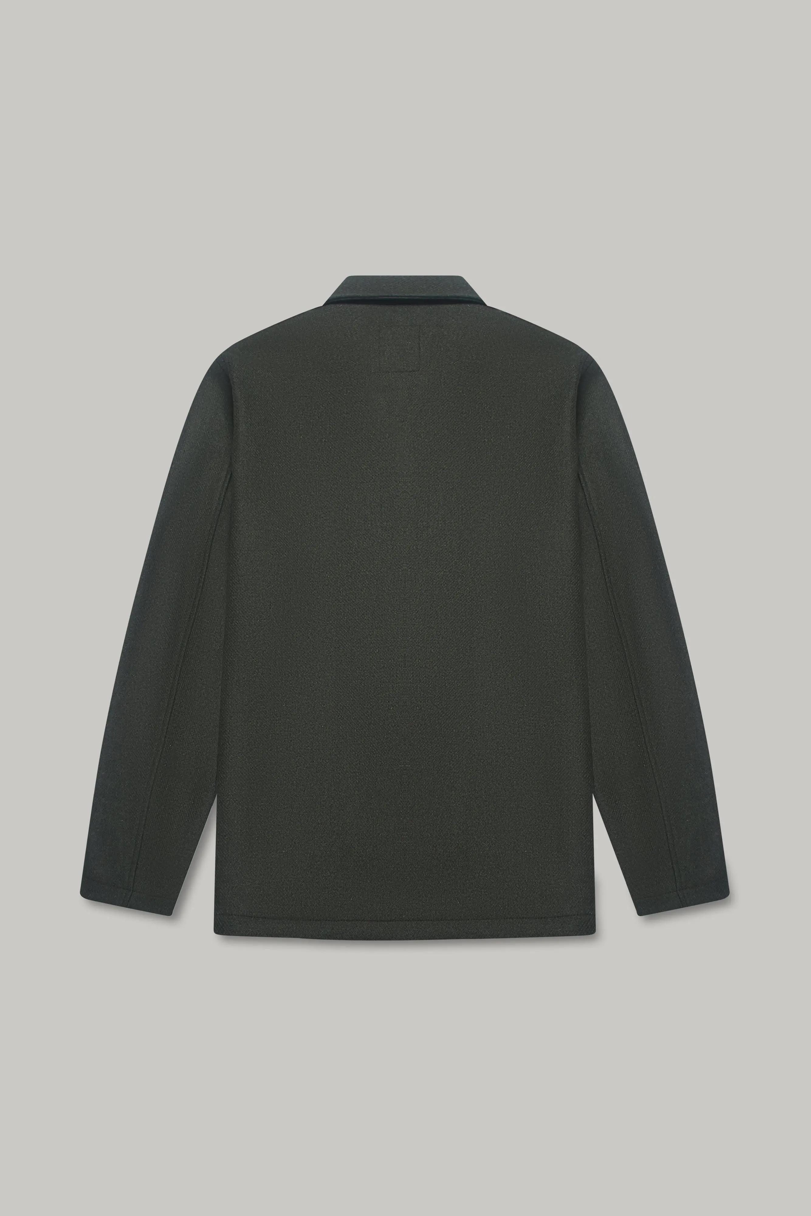 Chiltern Shacket Sleeve Lining - Birbo Twill Olive - Image 4