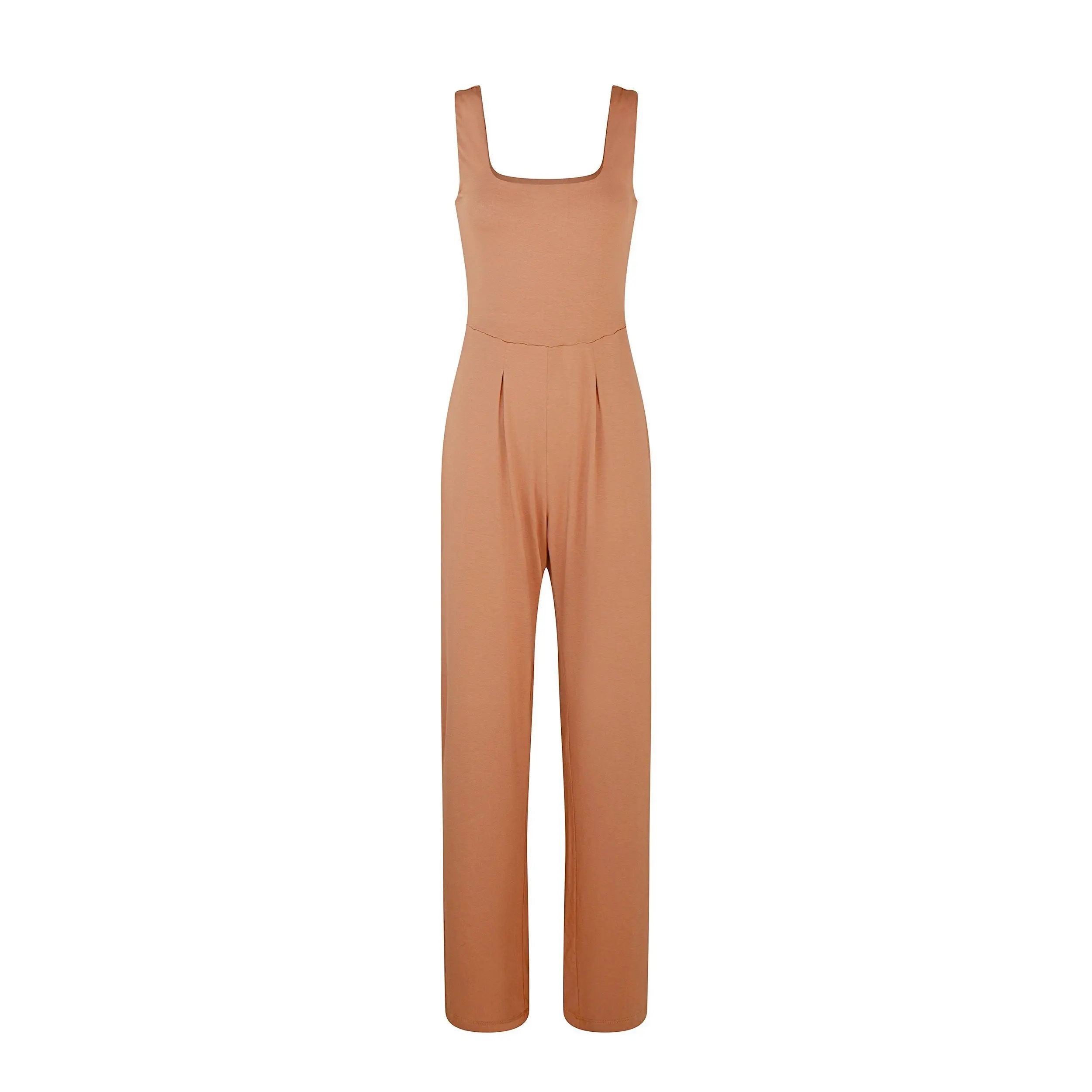 Ciara Organic Cotton Jumpsuit - Cappuccino - Image 9