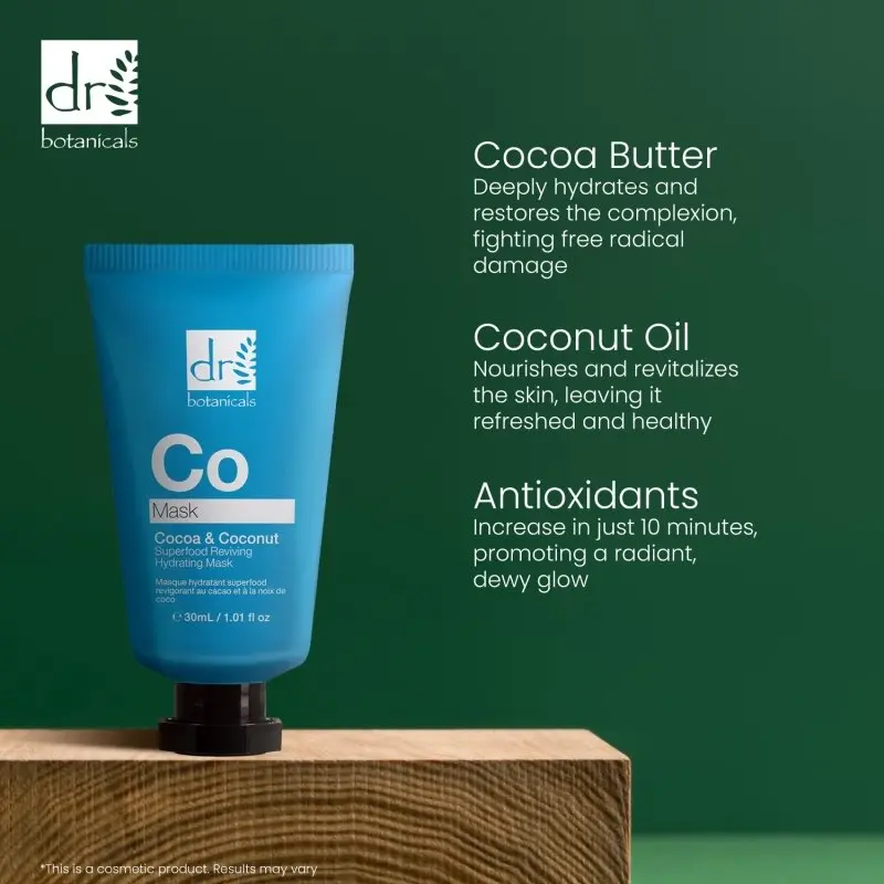 Cocoa & Coconut Superfood Reviving Hydrating Mask 30ml - Image 6