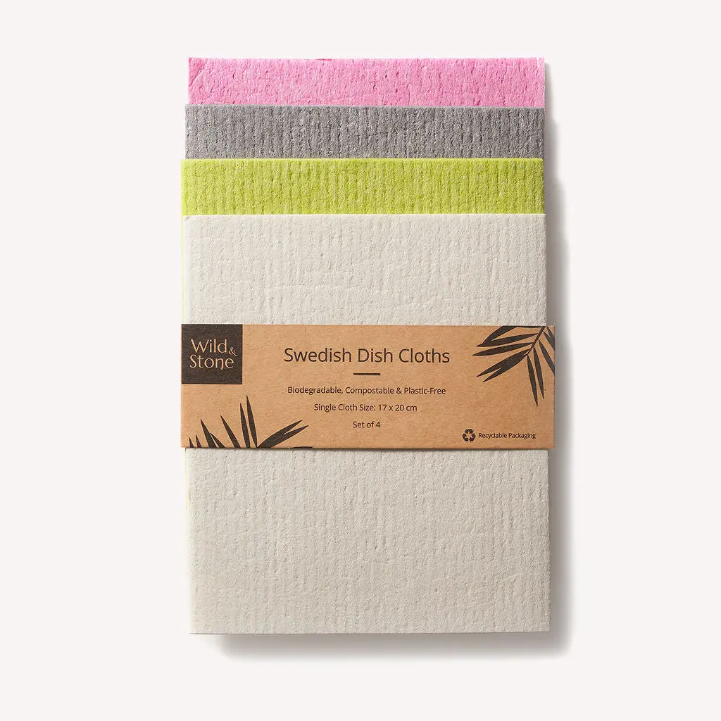 Compostable Swedish Dish Cloths - Set of 4 - Image 3