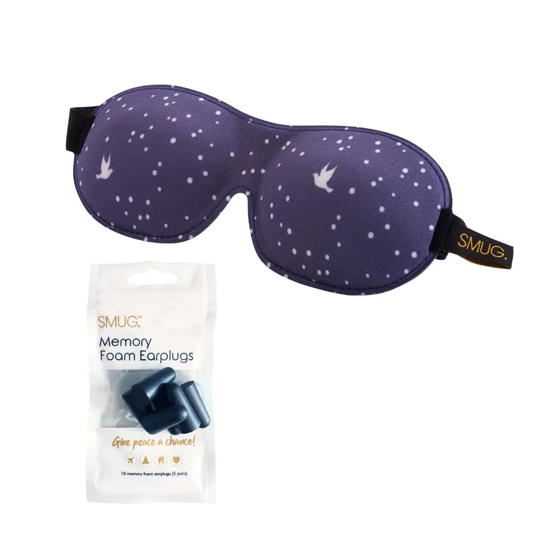 Night Sky Contoured 3D Blackout Sleep Mask - Image 6