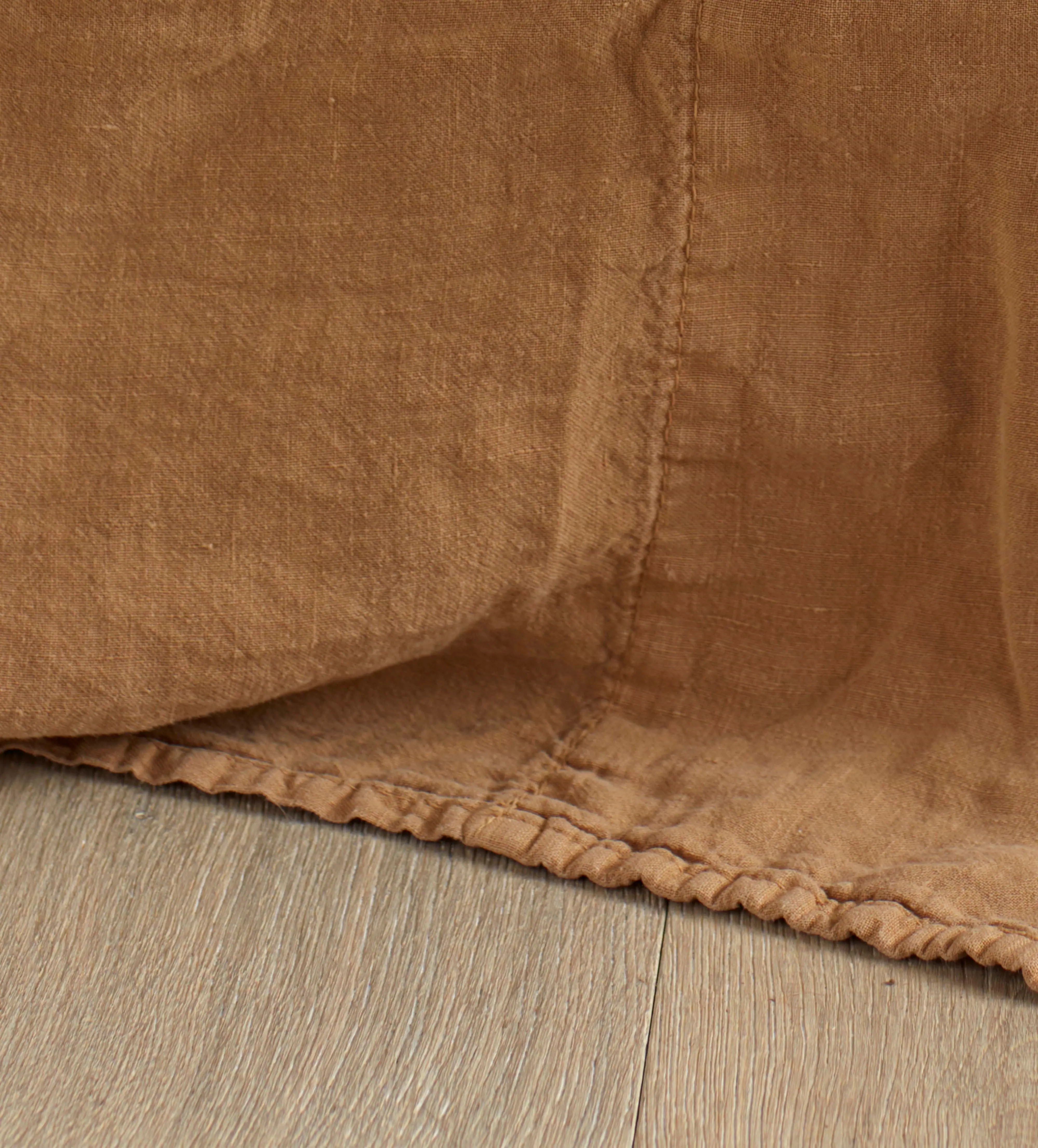 Cumin 100% Linen Loop Top Curtain (Single) - Image 2