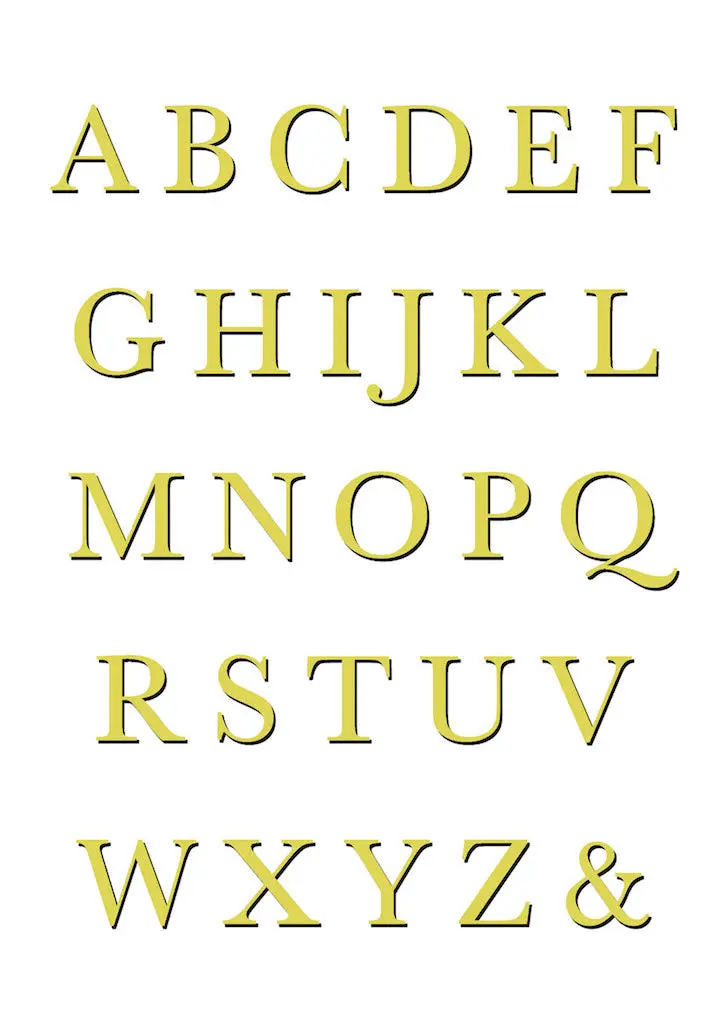 Cut Out Safari Alphabet - Vintage Archive Poster Prints - Image 3