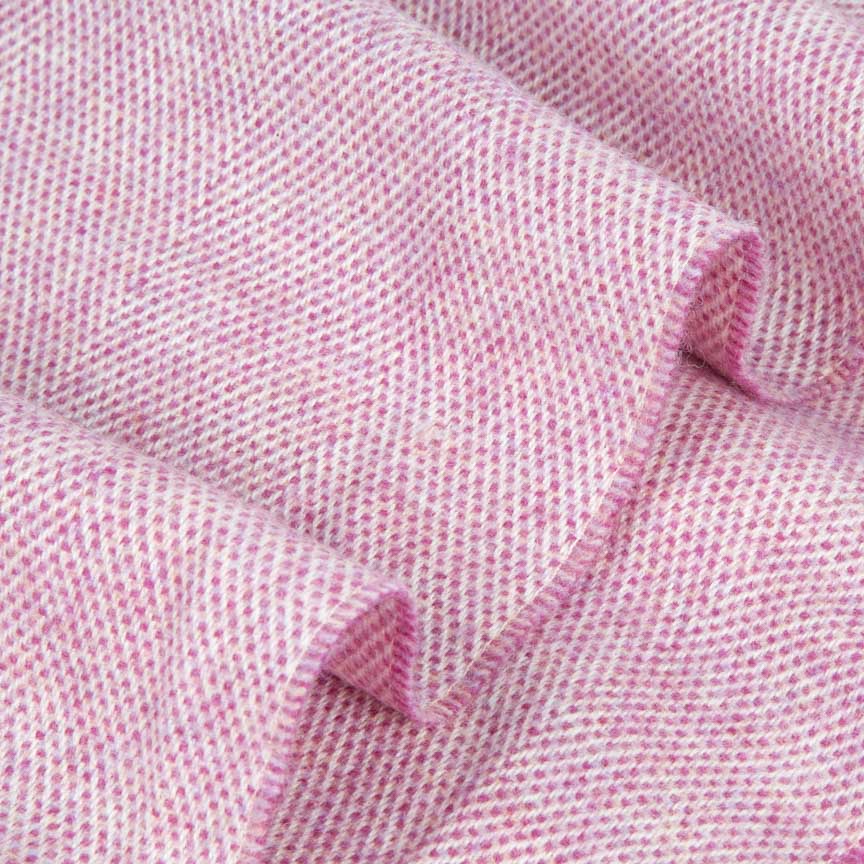 Daydreams - Merino Lambswool Throw - Soft Pink - Image 6