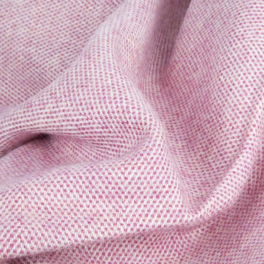 Daydreams - Merino Lambswool Throw - Soft Pink - Image 7