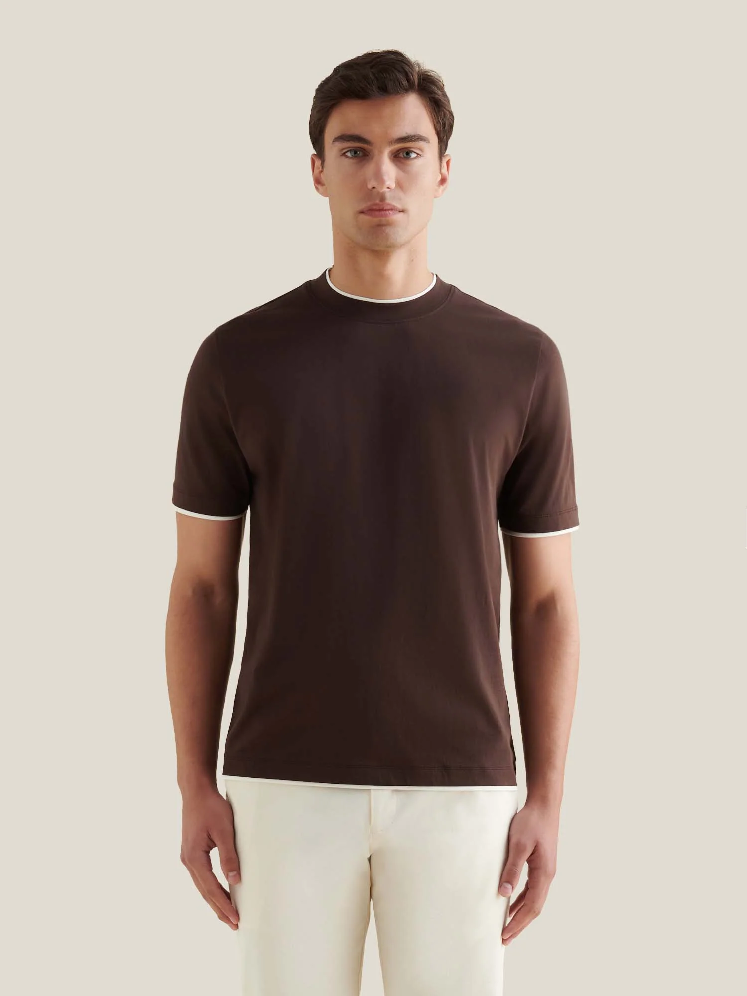 Java Mens Double Layer Mercerised Cotton T-Shirt - Image 2
