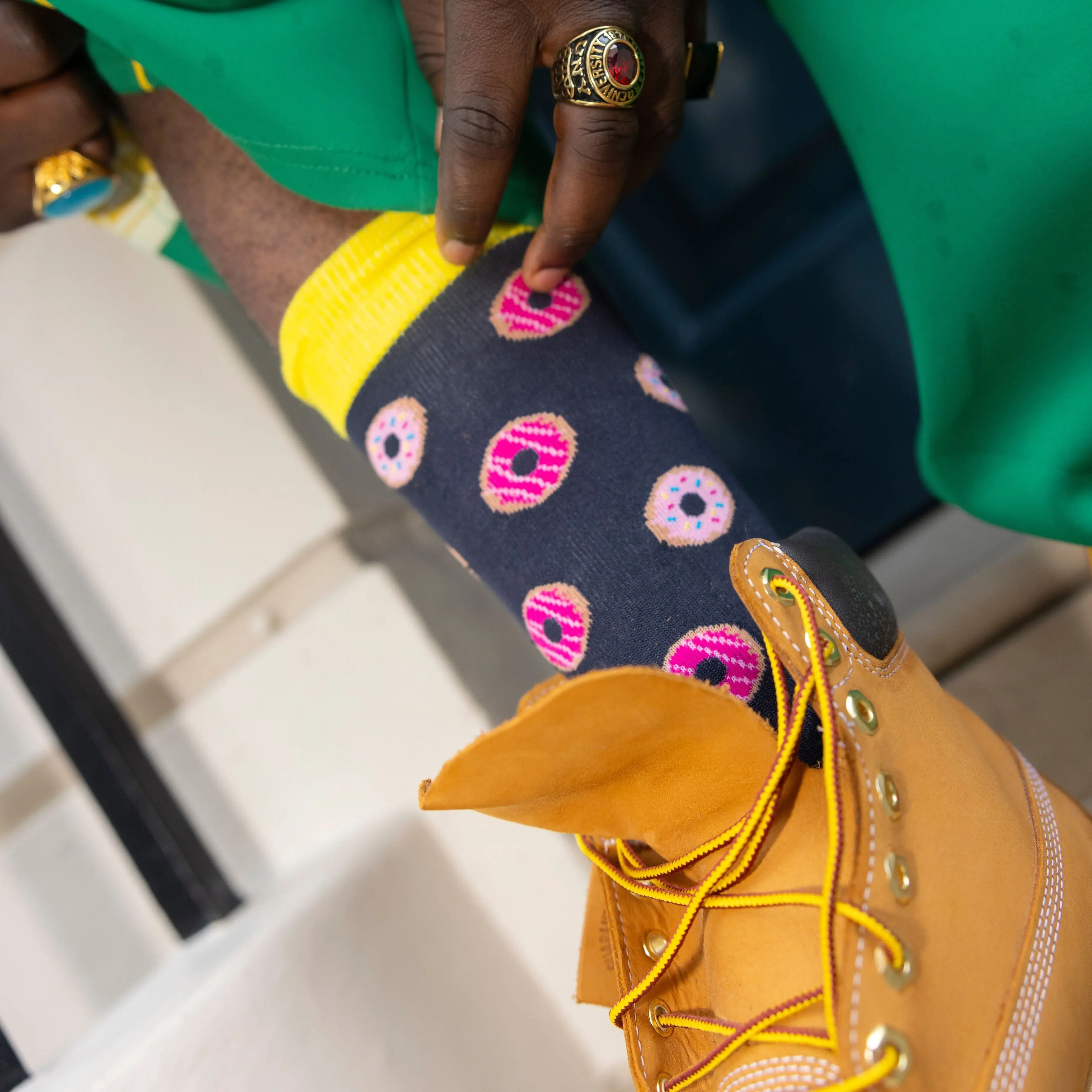 Doughnut Bamboo Socks - Image 2
