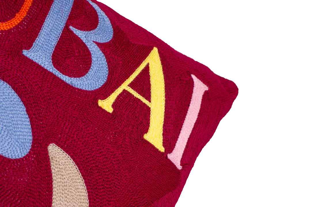 Dubai Needlepoint Cushion - Image 5