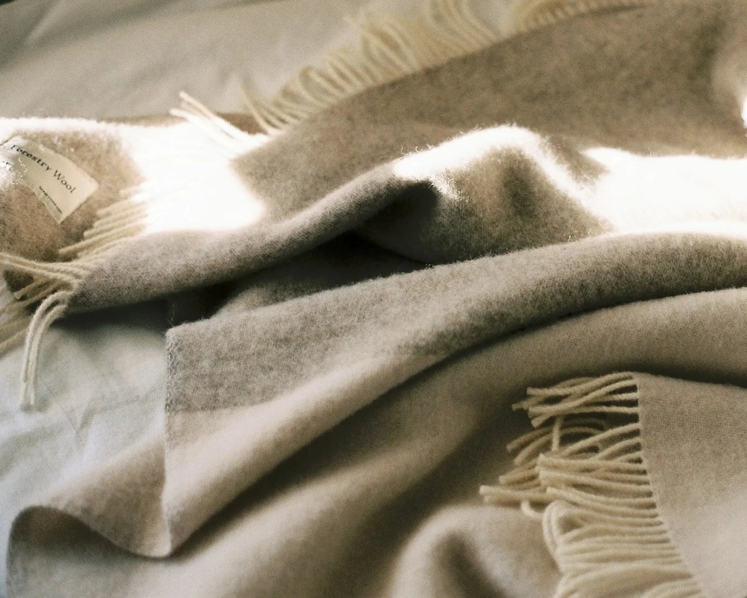 DUO Ecru Blanket - Image 7