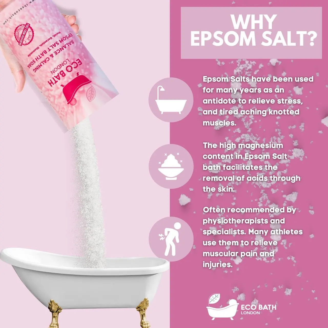 Balance and Calming Epsom Salt Bath Soak - Tube - Image 5
