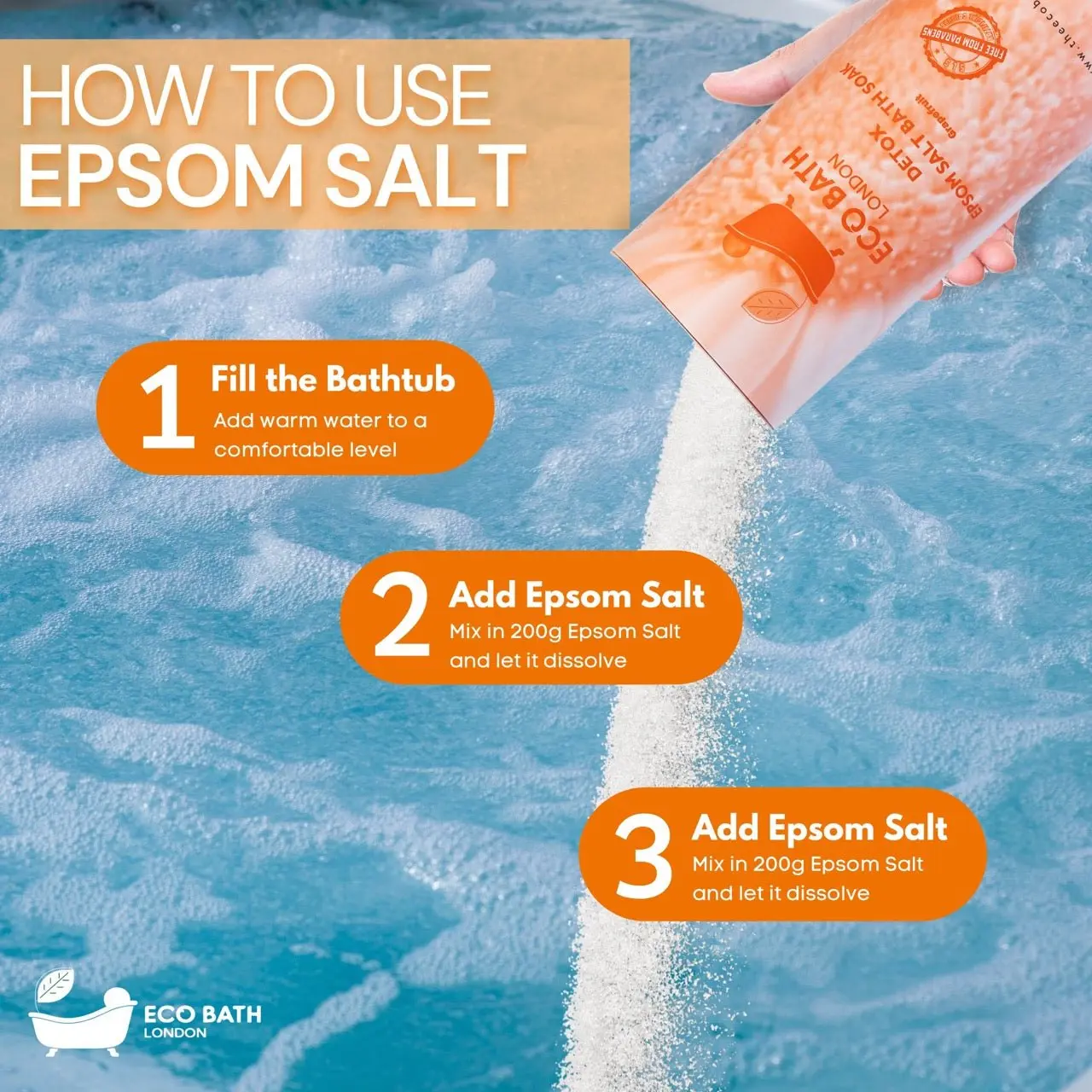 Detox Epsom Salt Bath Soak - Tube - Image 6