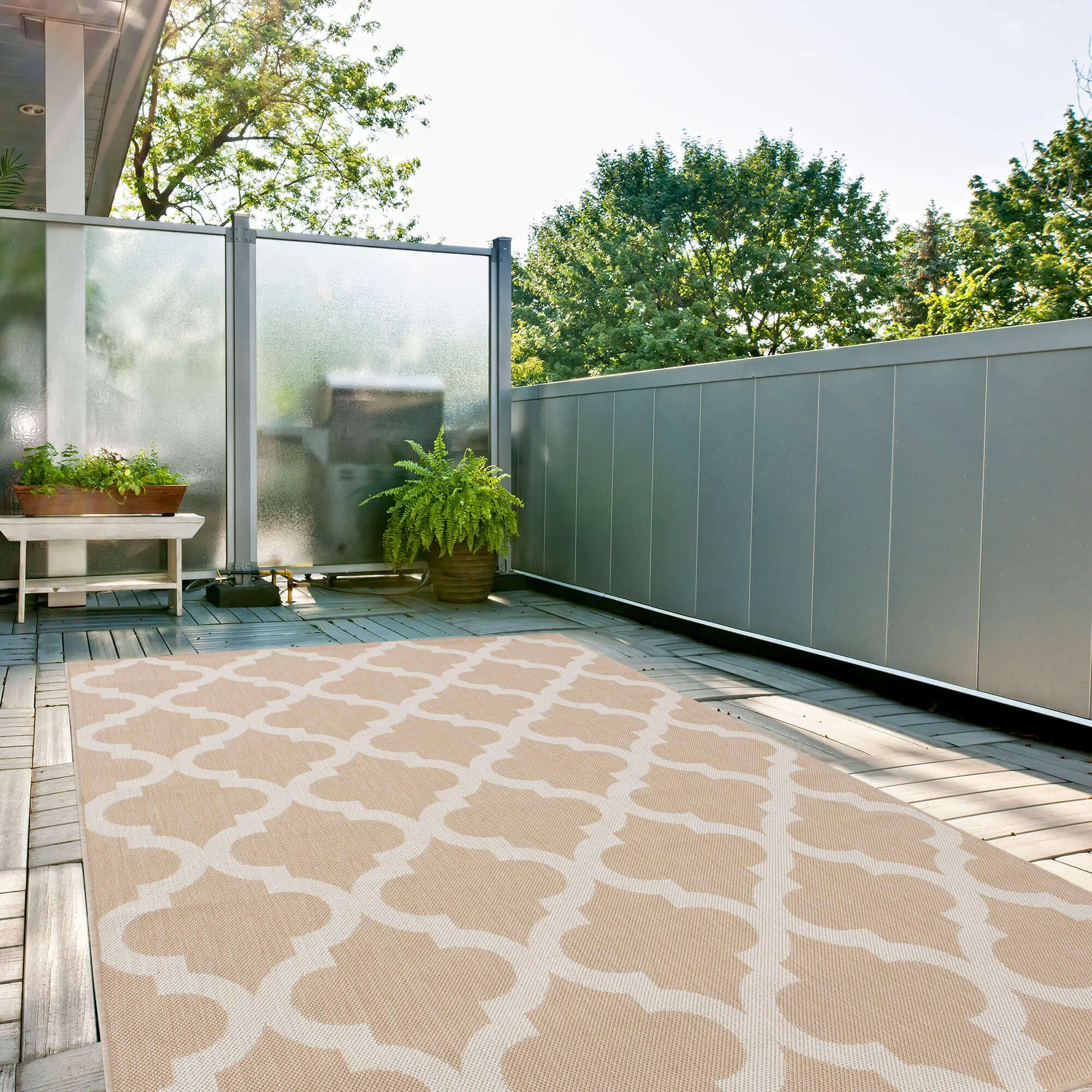 Ecology Outdoor Rug Beige | 400b - Image 10