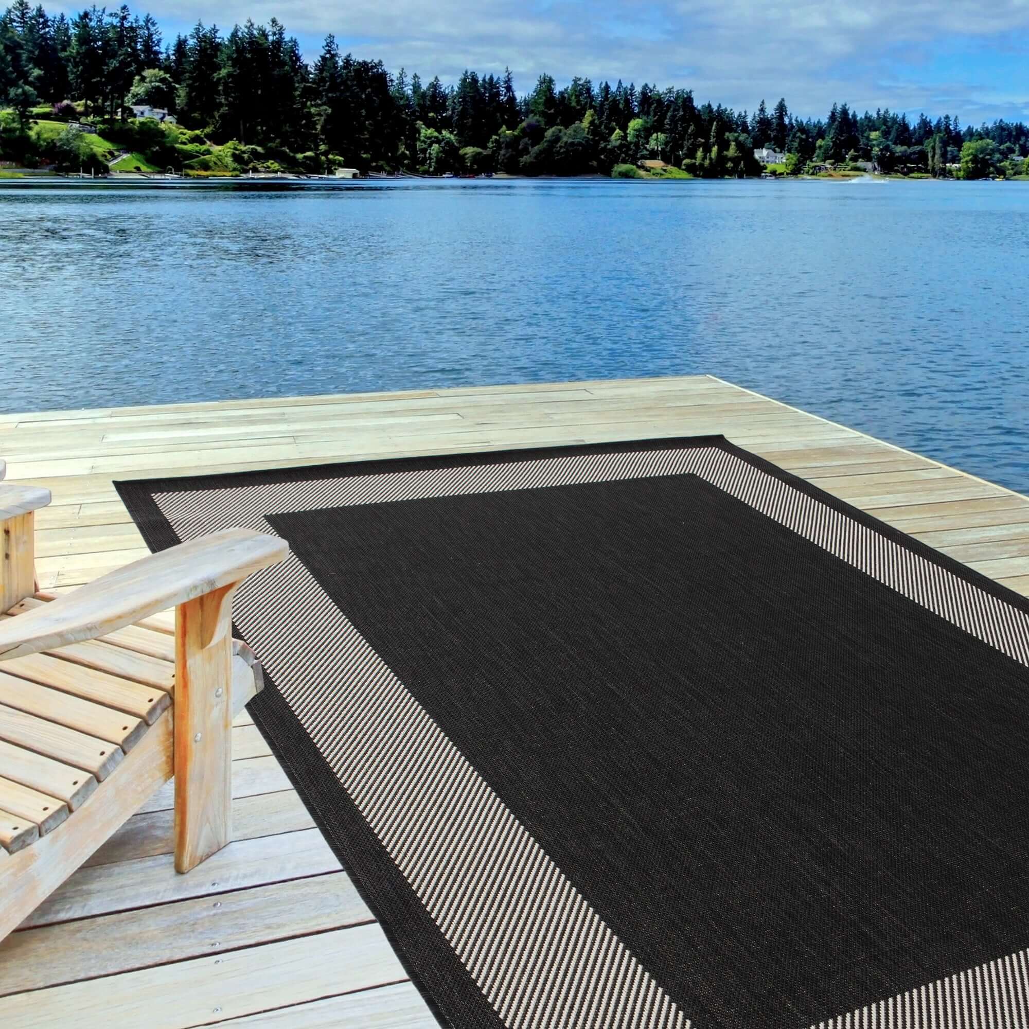 Ecology Outdoor Rug Black | 200bl - Image 8